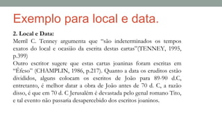 Local E Data Aula 02 exegese nt | PPTX