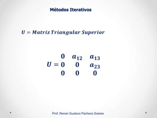 Métodos Iterativos
Prof. Renan Gustavo Pacheco Soares
 
