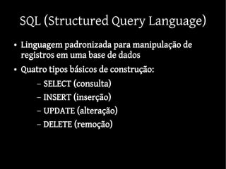 Fundamentos de  PHP, phpMyAdmin e MySQL (parte 2)