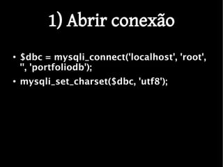 Fundamentos de  PHP, phpMyAdmin e MySQL (parte 2)