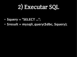 Fundamentos de  PHP, phpMyAdmin e MySQL (parte 2)
