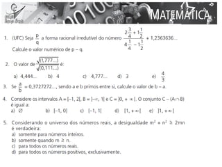 Aula 03 - Matemática