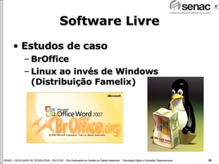 Software Livre Estudos de caso BrOffice Linux ao invés de Windows (Distribuição Famelix) 