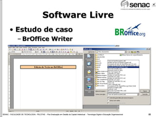 Software Livre Estudo de caso BrOffice Writer 