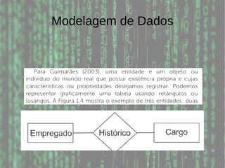 Modelagem de Dados
 