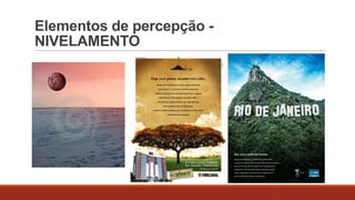 Elementos de percepção NIVELAMENTO

 