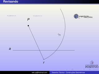 Revisando
P
a
r
γ1
eek.up@hotmail.com Desenho T´ecnico - Construc¸ ˜oes Geom´etricas
 