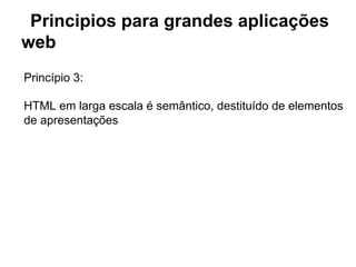 O que pode ter no HTML ?

Elementos estruturantes
Elementos chaves

Listas e dados

 