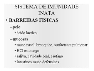 Imunidade Inata e Adquirida