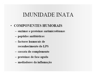 Imunidade Inata e Adquirida