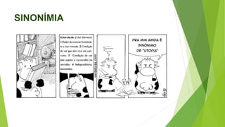 SINONÍMIA
 