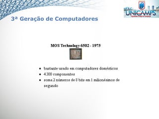 3ª Geração de Computadores
 