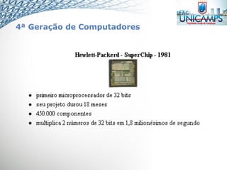 4ª Geração de Computadores
 