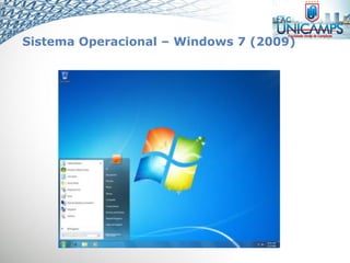 Sistema Operacional – Windows 7 (2009)
 