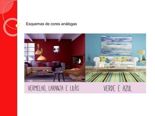 Esquemas de cores análogas
 