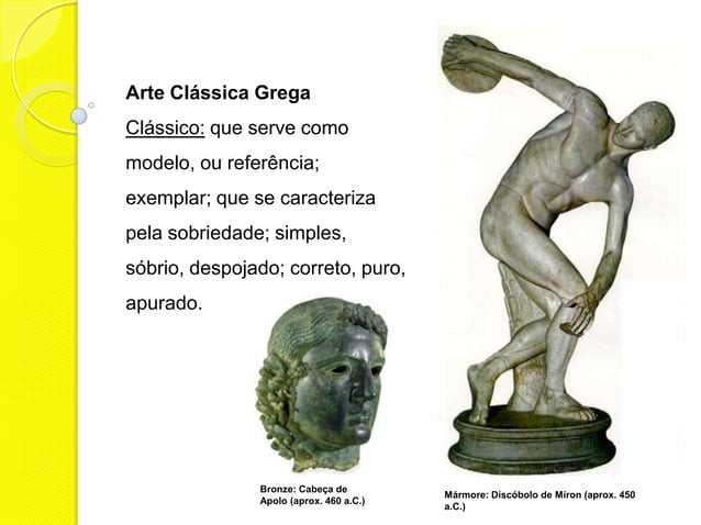Aula 03 arte clássica grécia antiga | PPT