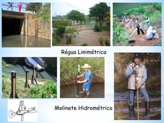 Molinete Hidrométrico
Régua Linimétrica
 