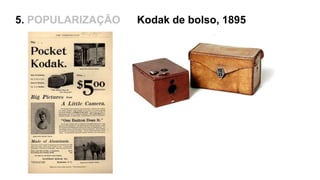 5. POPULARIZAÇÃO Kodak de bolso, 1895
 