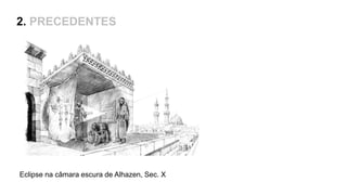 Eclipse na câmara escura de Alhazen, Sec. X
2. PRECEDENTES
 