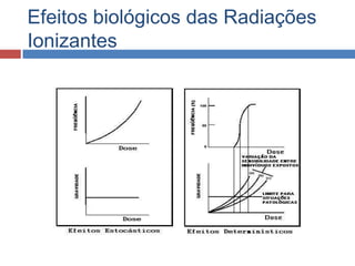 Efeitos biológicos das Radiações
Ionizantes

 