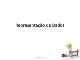 Representação de Dados
Prof. Gracon Lima
 