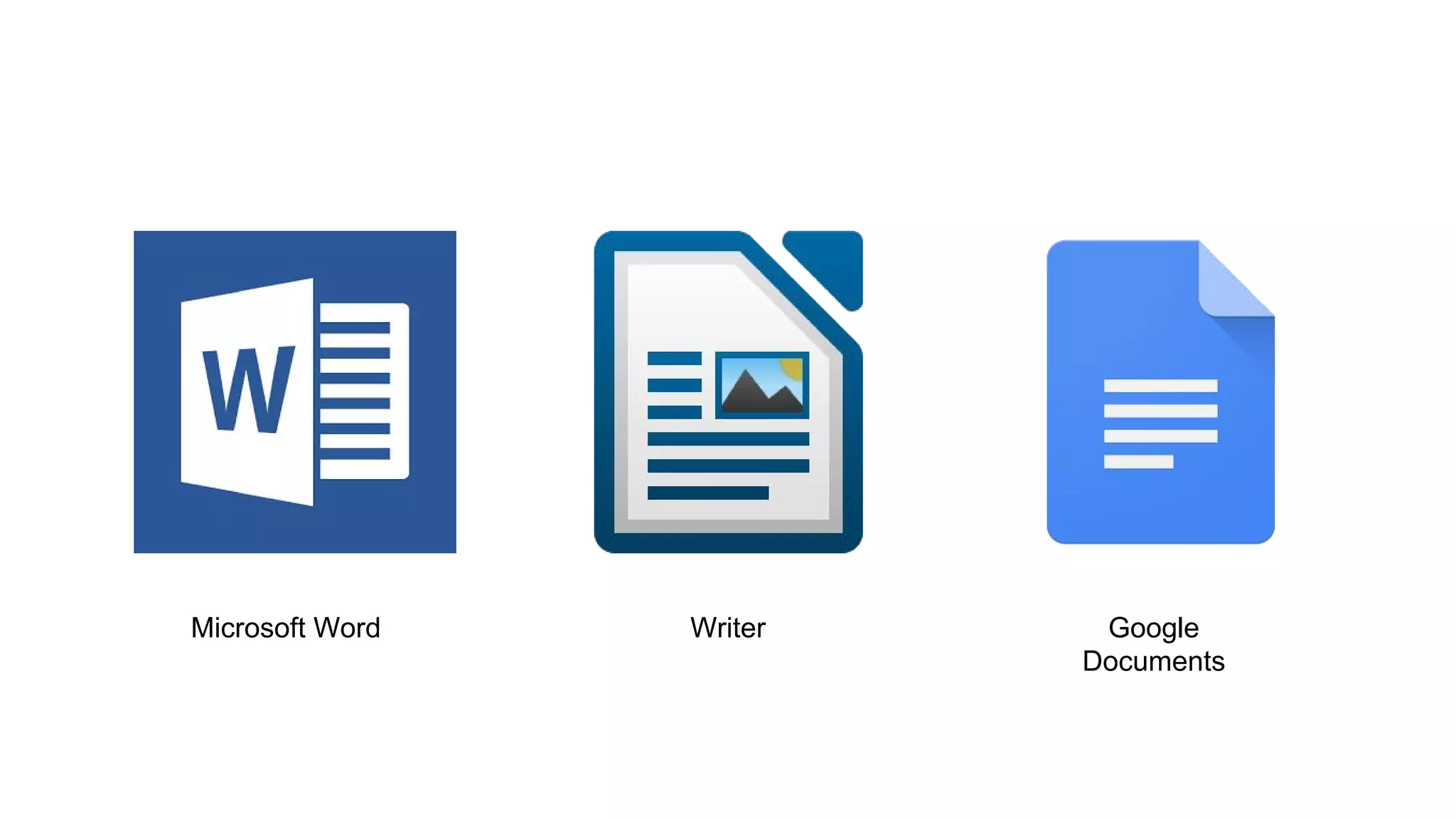 Microsoft Word Writer Google
Documents