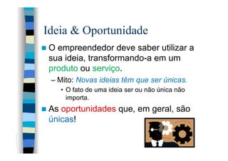 Aula 04 Identificando Oportunidades (empreendedorismo) | PDF