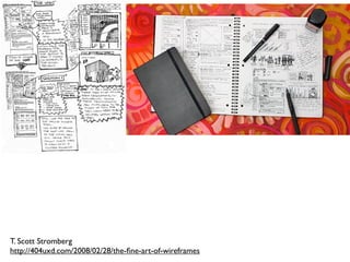 T. Scott Stromberg
http://404uxd.com/2008/02/28/the-ﬁne-art-of-wireframes
 