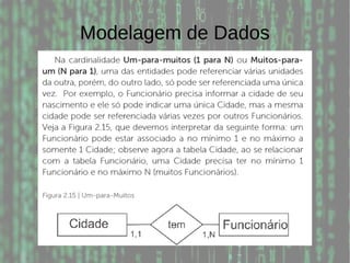 Modelagem de Dados
 