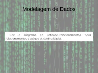 Modelagem de Dados
 