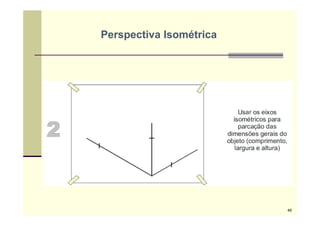 Perspectiva Isométrica
49
 