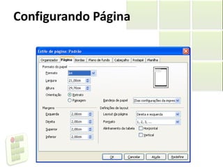 Configurando Página
26
 