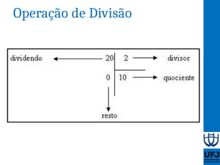 Aula 05 - Tipos de dados, variáveis e constantes | PPTX