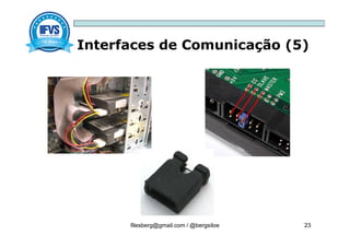 Interfaces de Comunicação (5)
filesberg@gmail.com / @bergsiloe 23
 