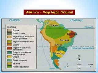 América – Vegetação Original
 