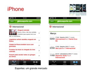 iPhone Esportes: um grande mercado 