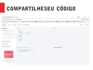3 / 15
COMPARTILHESEU CÓDIGO
 