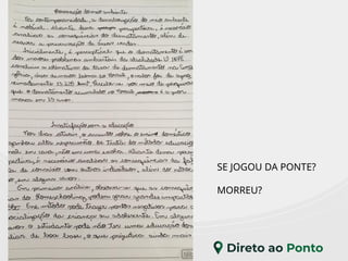 SE JOGOU DA PONTE?
MORREU?
 