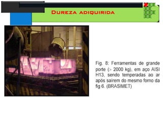 28
Tecnologia dos Materiais
Aços para Construção Mecânica
Dureza adiquirida
 