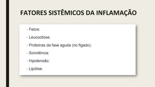 FATORES SISTÊMICOS DA INFLAMAÇÃO
 