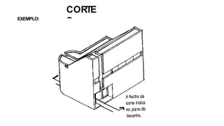 CORTE
S
EXEMPLO:
 