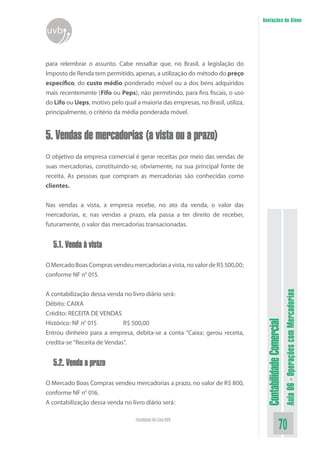 Aula06 operações com mercadorias | PDF