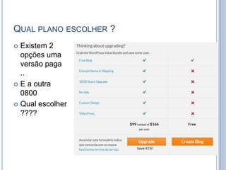 QUAL PLANO ESCOLHER ?
 Existem 2
  opções uma
  versão paga
  ..
 E a outra
  0800
 Qual escolher
  ????
 