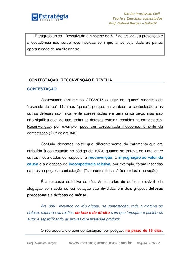 Artigo 332 cpc