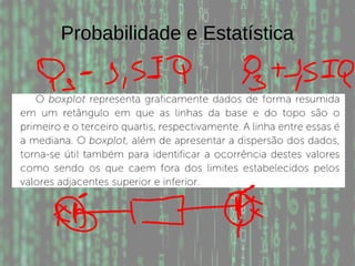 Probabilidade e Estatística
 