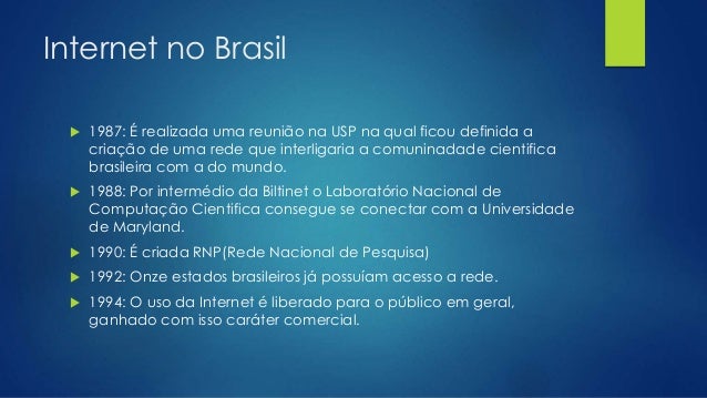 Quando A Internet Chegou No Brasil E Sua Evolução – PQPCH