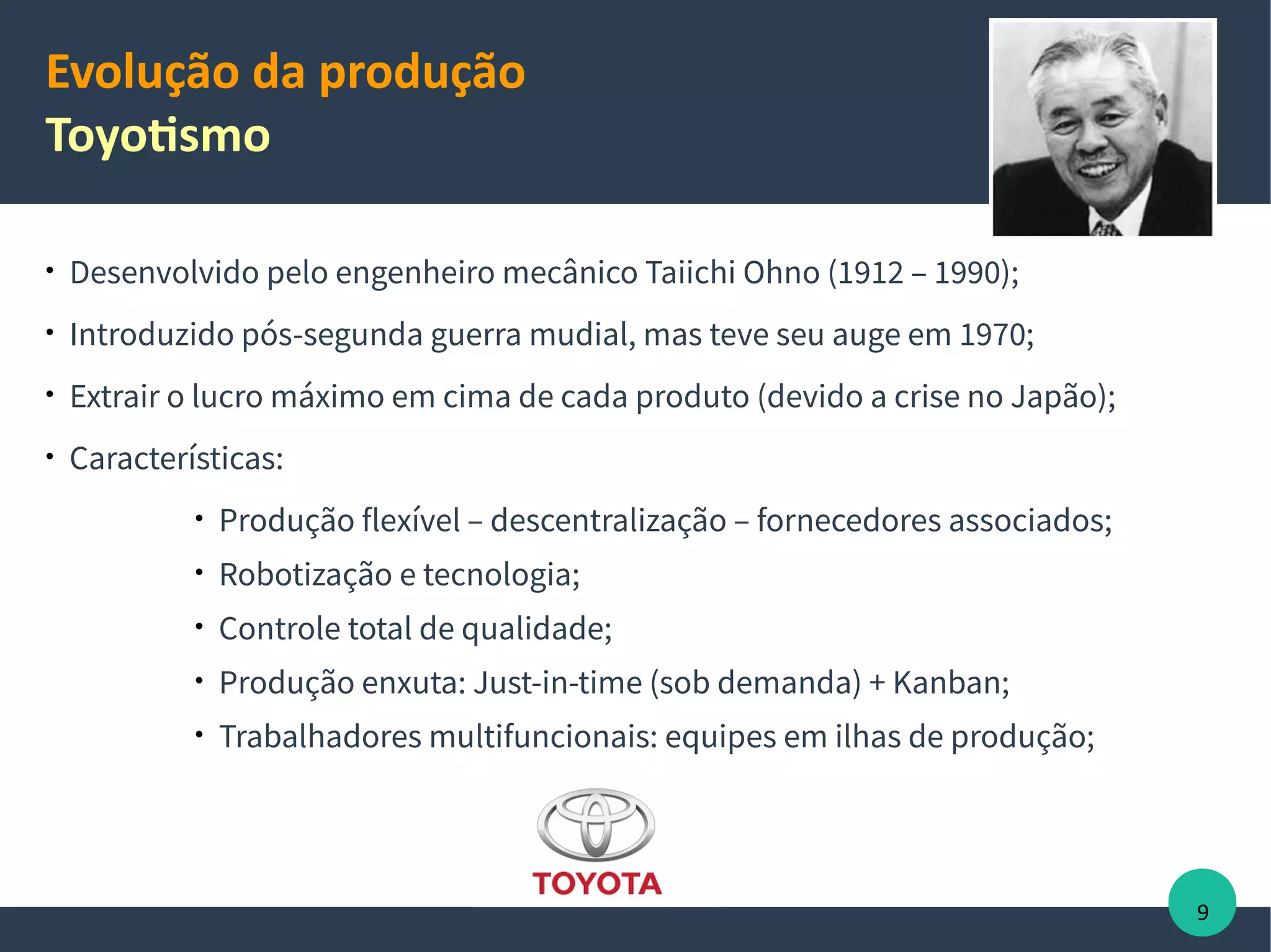 Evolução da produção
Fordismo
Fordismo Ontem e Hoje
https://www.youtube.com/watch?v=noIo3tYkHq4
Na Linha de Montagem Fordismo,
Produção em Massa e Sociedade de consumo
https://www.youtube.com/watch?v=2mLCYiTX5l
U
 