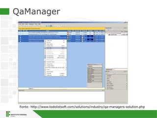 QaManager
Fonte: http://www.todolistsoft.com/solutions/industry/qa-managers-solution.php
 