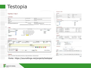 Testopia
Fonte: https://sourceforge.net/projects/testopia/
 
