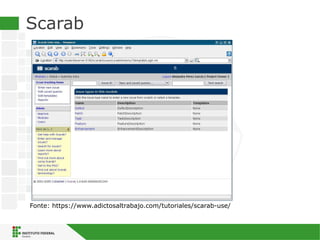 Scarab
Fonte: https://www.adictosaltrabajo.com/tutoriales/scarab-use/
 
